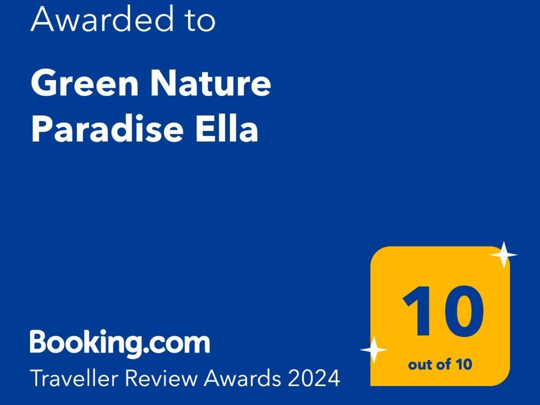 Green Nature Paradise 엘라 외부 사진